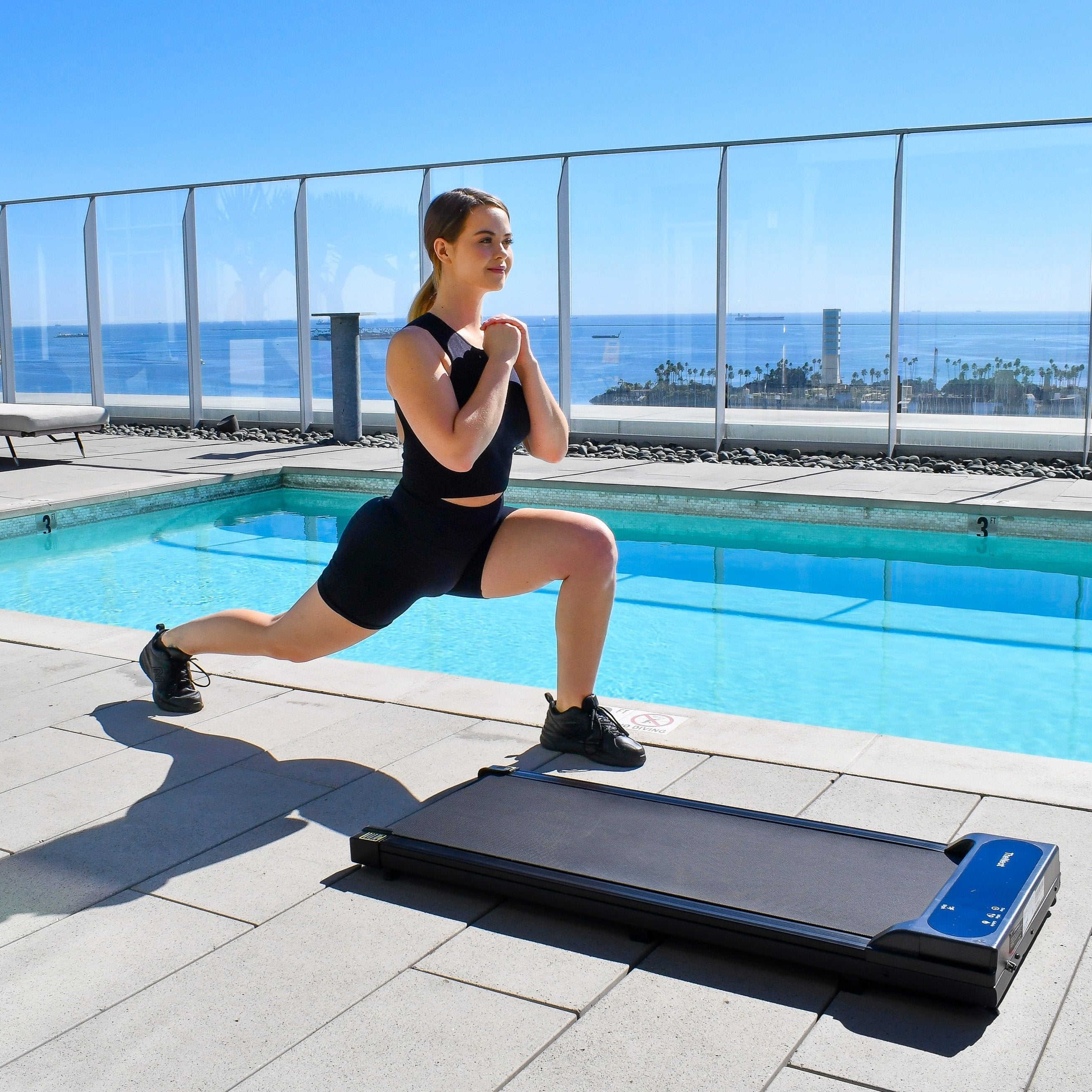 theneat-neatwalk-compact-treadmill-by-the-pool