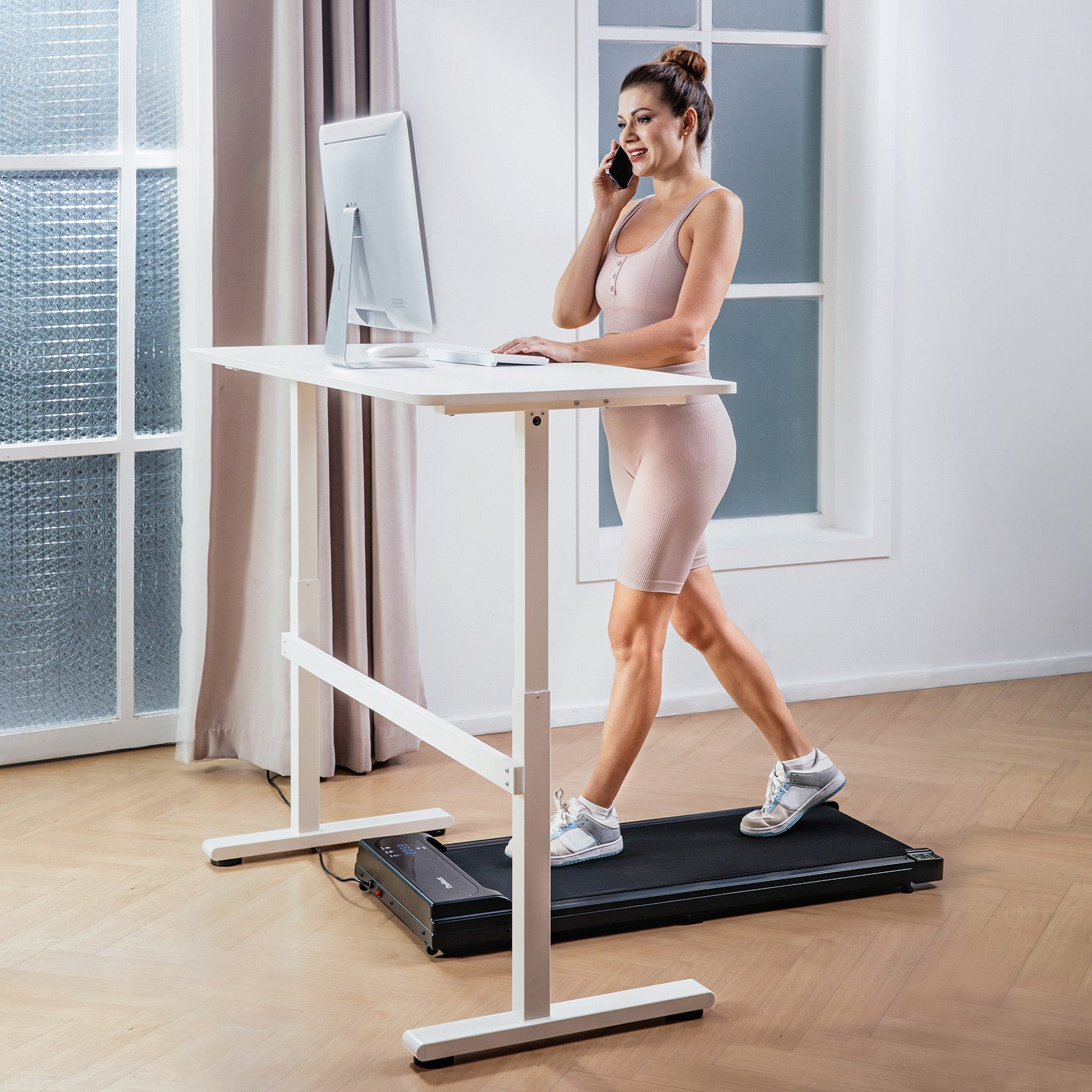 NeatWalk デスク下用ウォーキングパッド トレッドミル - 静かで省